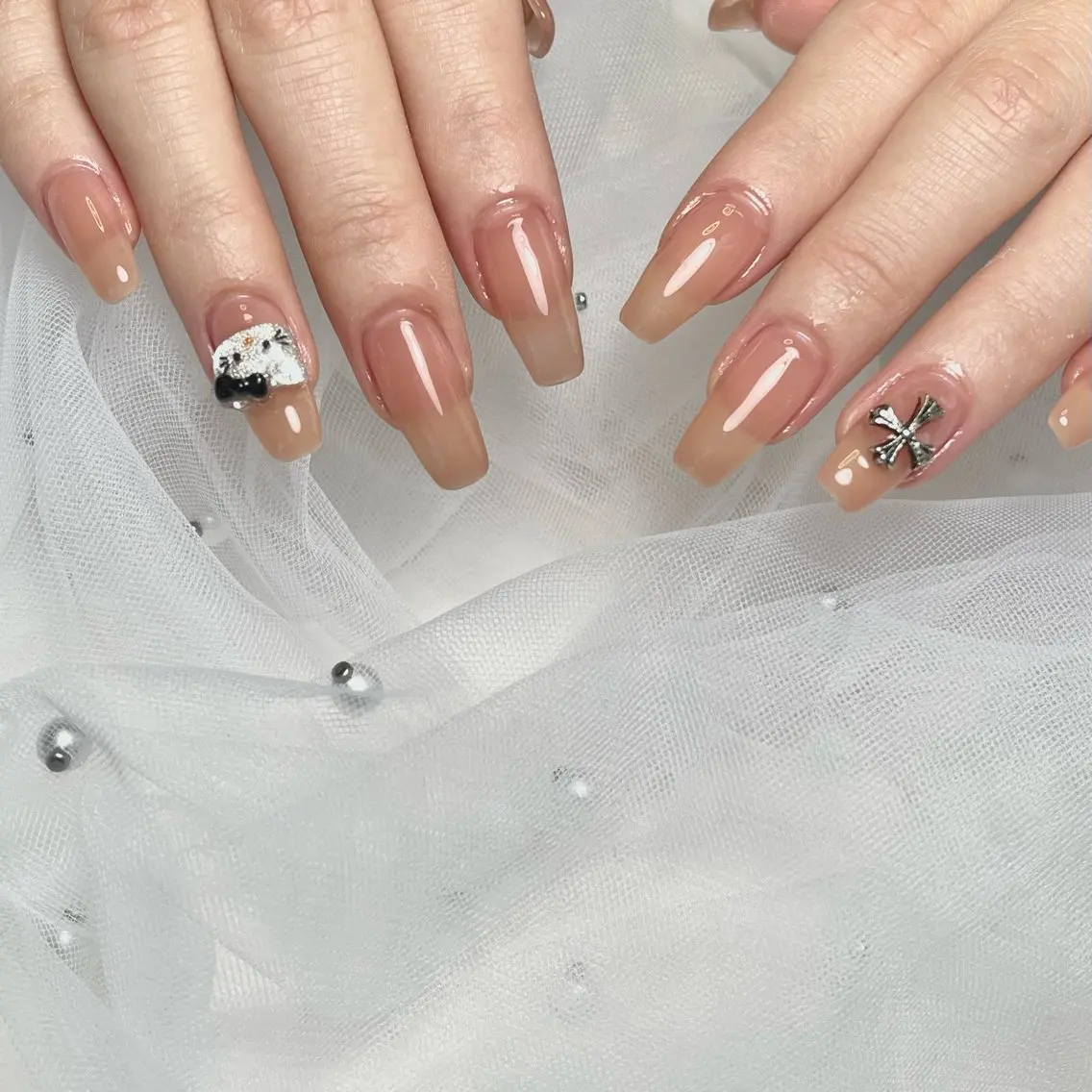 ネイル アートネイル フラッシュネイル マグネットネイル 持ち込み ハンドネイル RE SALONのネイルデザイン