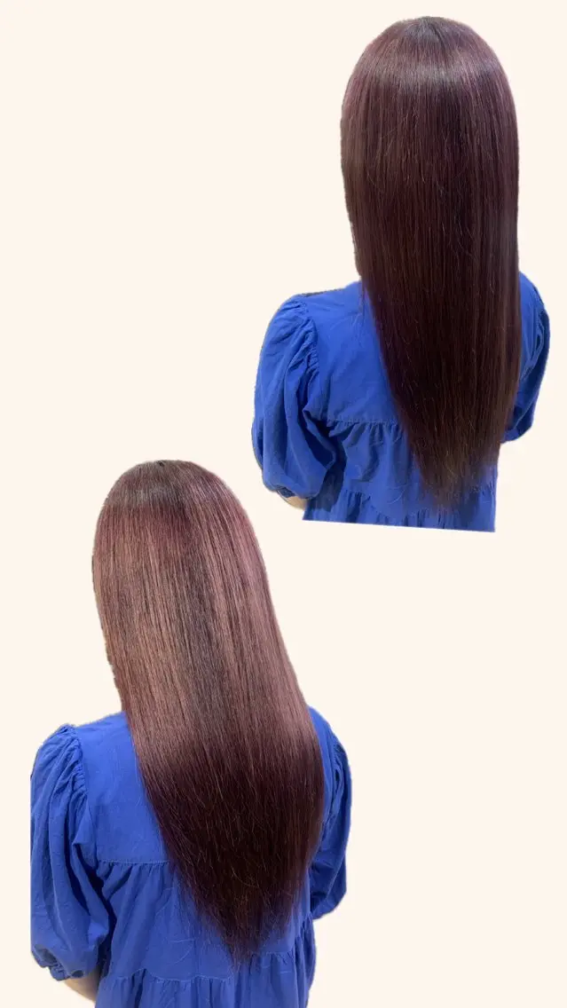 カラー ブリーチ ラベンダーカラー ピンクカラー ピンクラベンダー 石井 智美のヘアスタイル