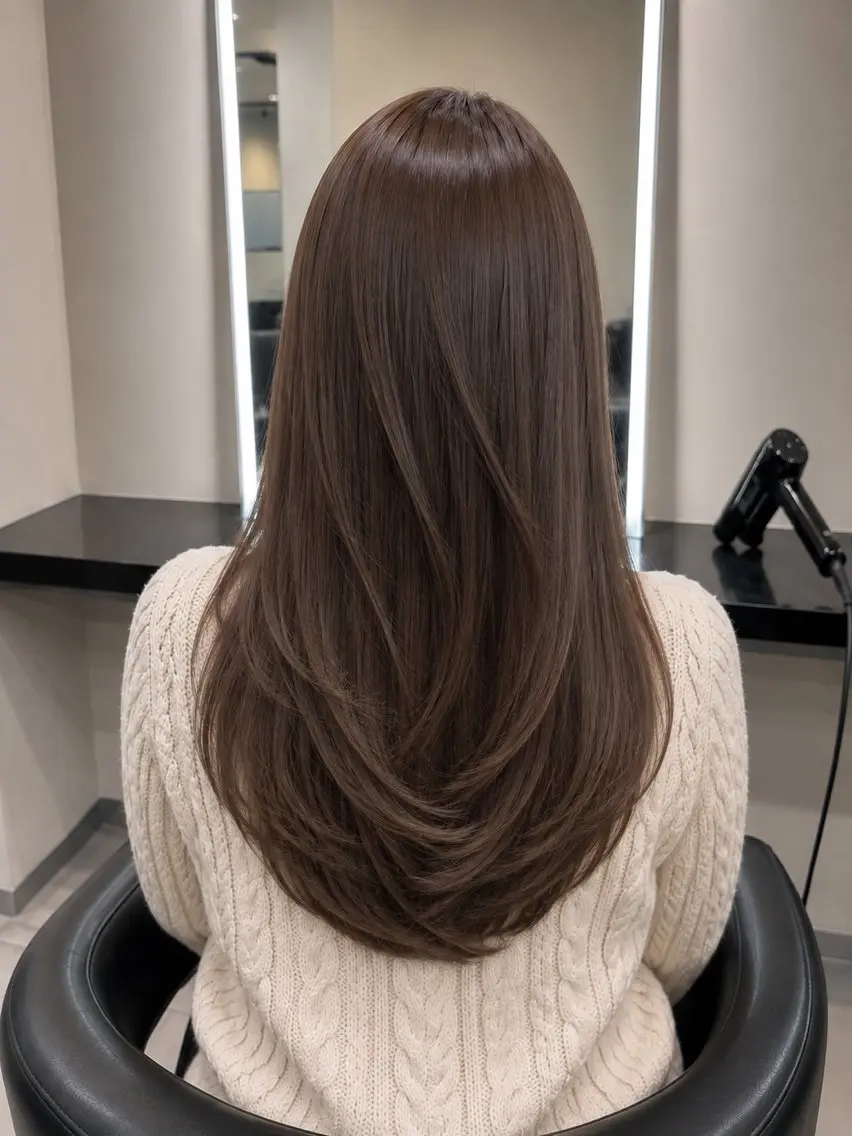 ミディアム カラー ブラウンカラー トリートメント 🌈ウルトワ水素 髪質改善naru🌈のヘアスタイル