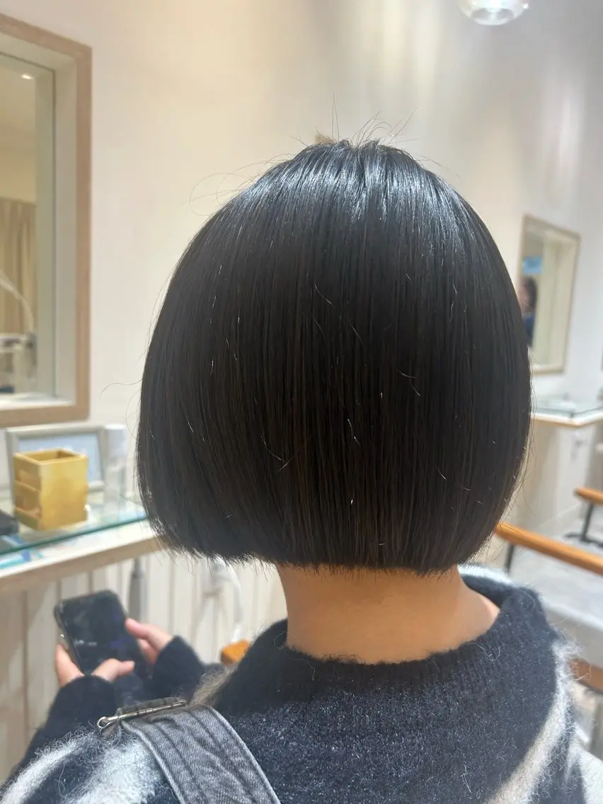 ミディアム ボブ 大川 夏実のヘアスタイル