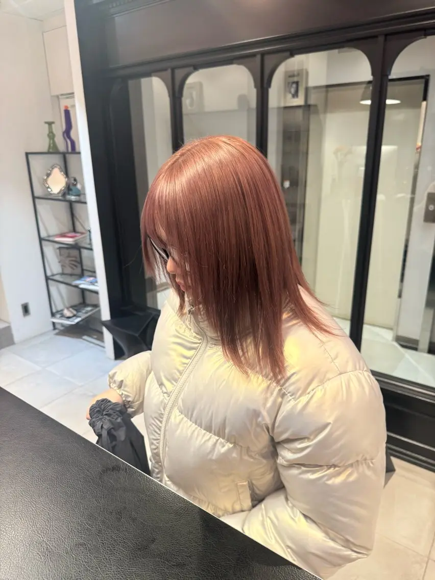 ミディアム ヘアカラー saku 🎀🫧のヘアスタイル