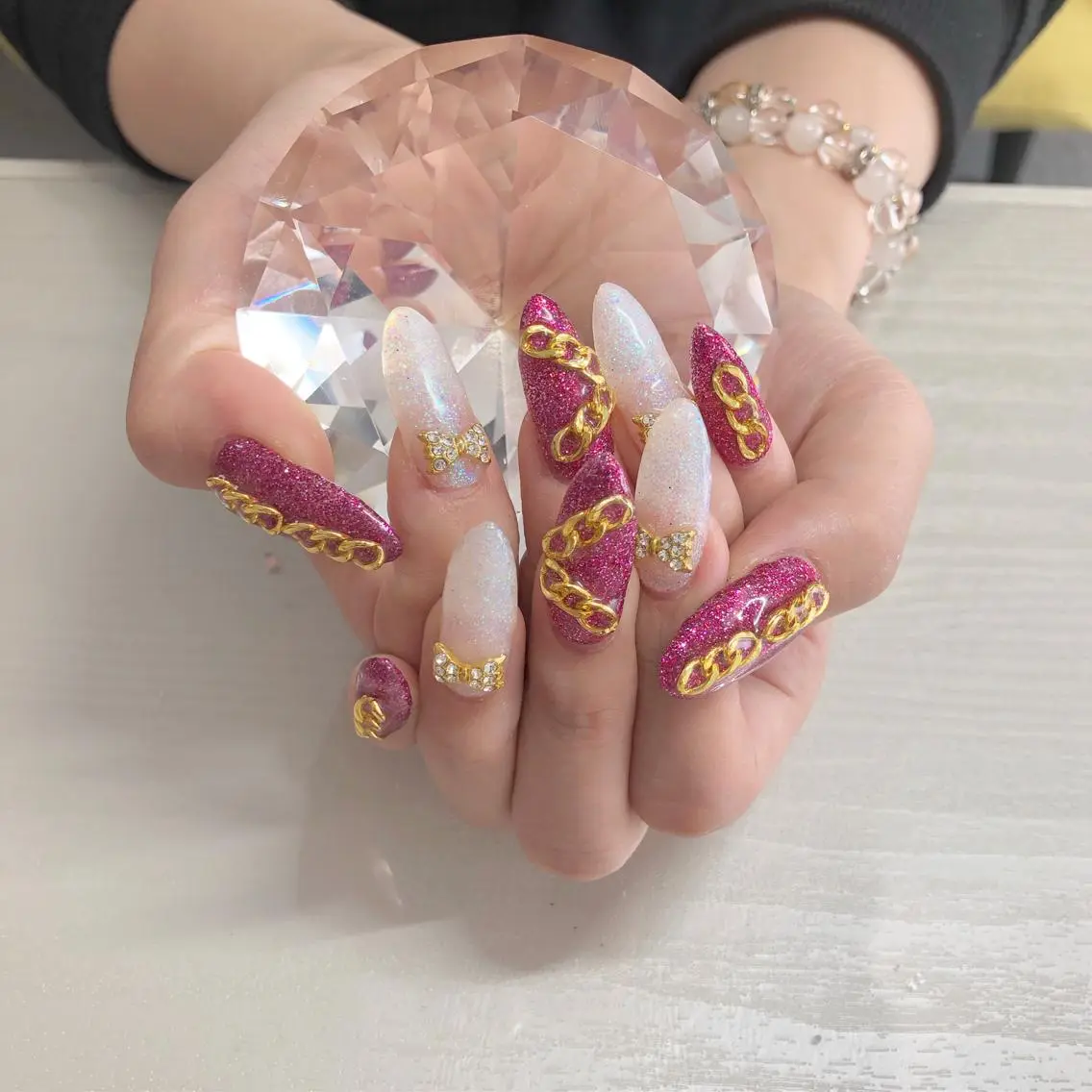 ネイル ハンドネイル I pinknail 韓国風·持ち込み専門のネイルデザイン