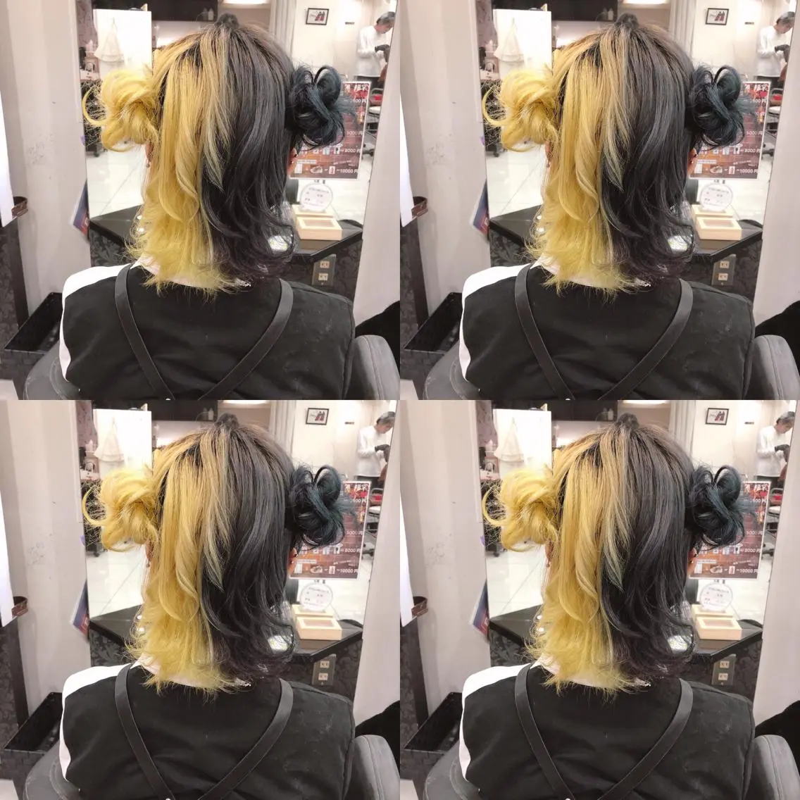 ミディアム ヘアアレンジ お団子ヘア ヘアセット 🌷MAYU 🌷のヘアスタイル