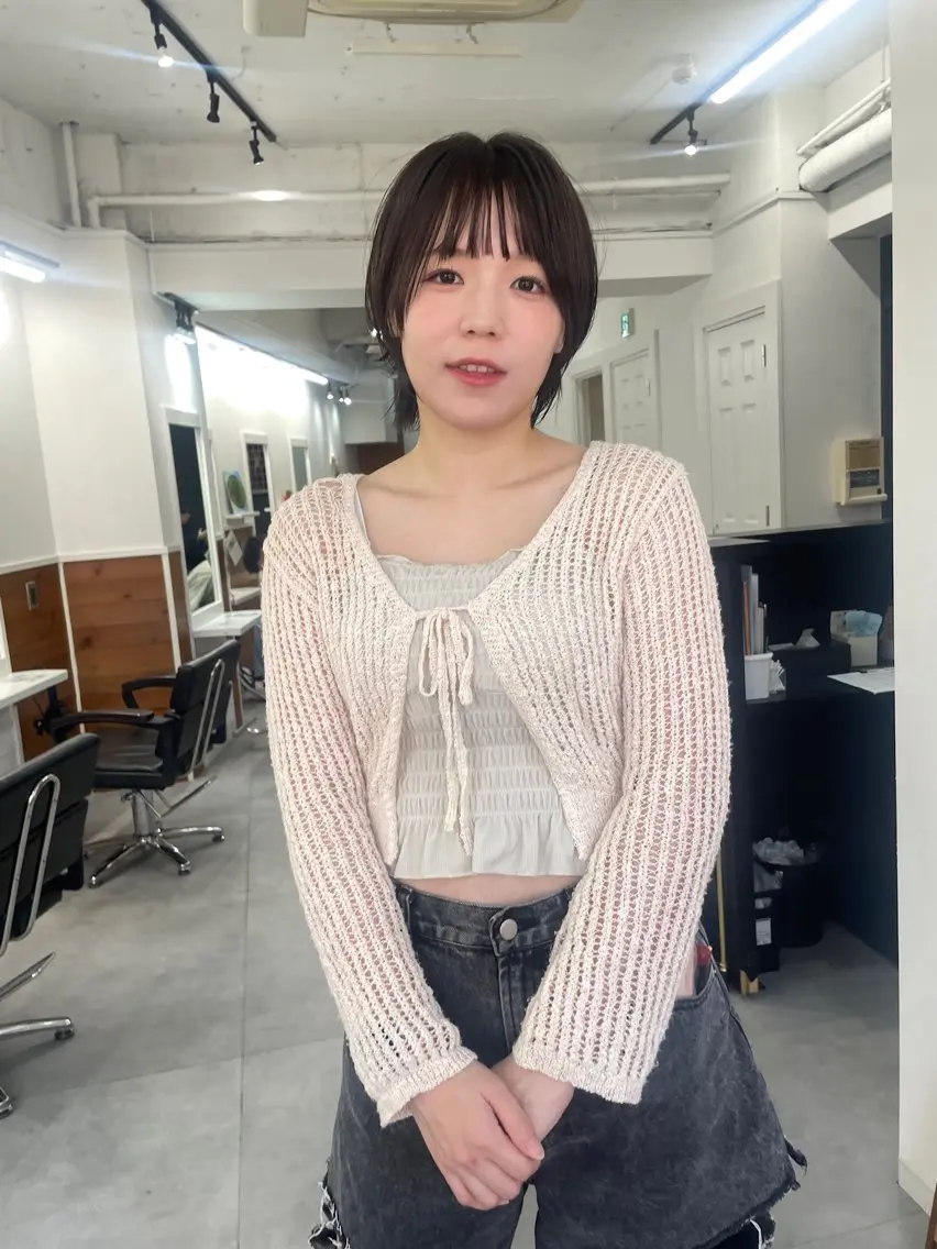 ショート カラー レイヤーカット レイヤー/パーマ TAKUYAのヘアスタイル