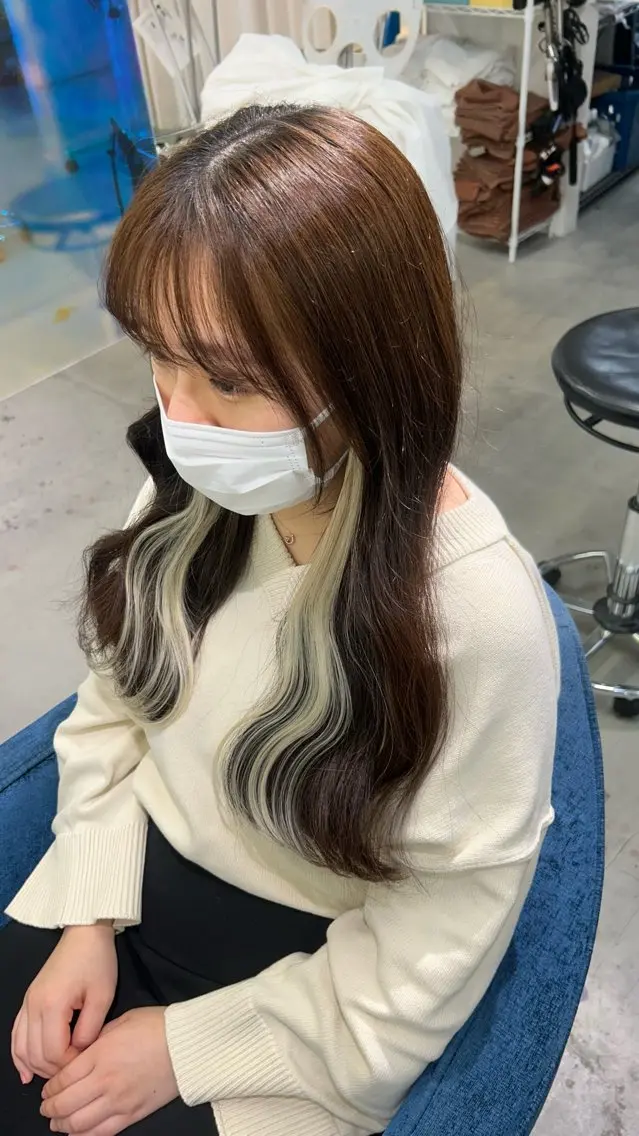 ロング カラー ヘアアレンジ エクステ rococo./ 清穏🌈💗🦋のマツエク・マツパデザイン