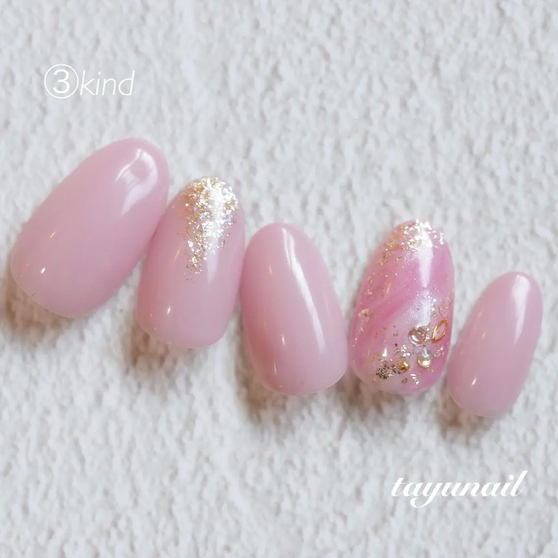 ネイル アートネイル ブルー ジェルネイル ワンカラーネイル パラジェル ネイルサロン 【たゆnail】のネイルデザイン