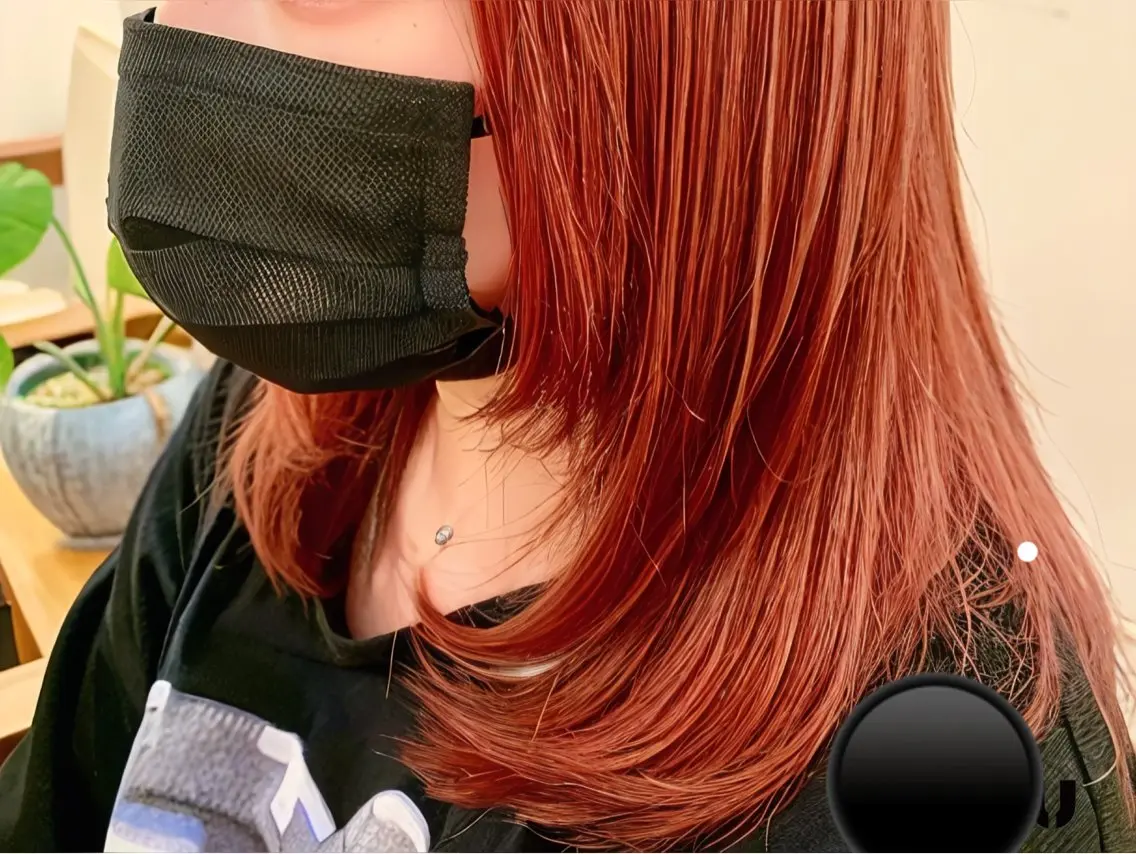 セミロング カラー 姫カット 韓国風ヘア レイヤーカット 秋山知穂🧸縮毛矯正 ショート新越谷南越谷のヘアスタイル