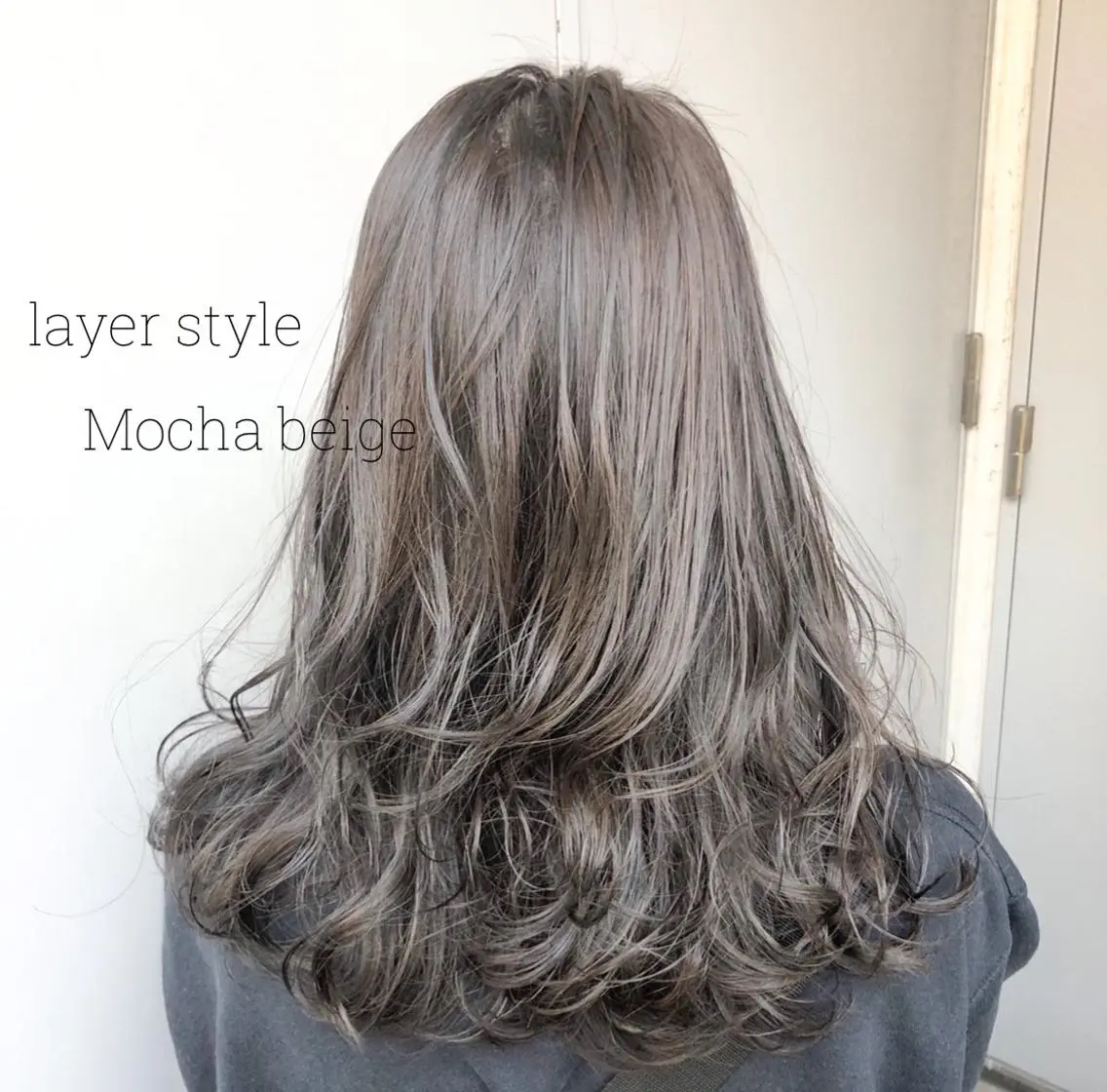 セミロング カラー パーマ ヘアアレンジ メンズ キッズ ネイル マツエク・マツパ 当日予約⭕️ Rene’のヘアスタイル