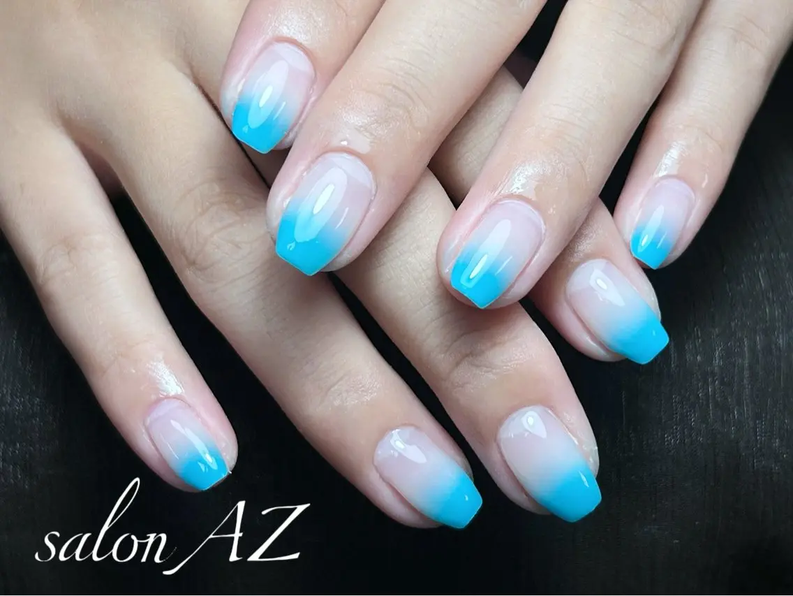 ネイル アートネイル フットネイル フレンチネイル マグネットネイル 持ち込み ハンドネイル salonAZ Miaのネイルデザイン