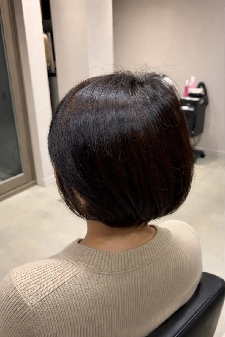 白髪染めリタッチの写真