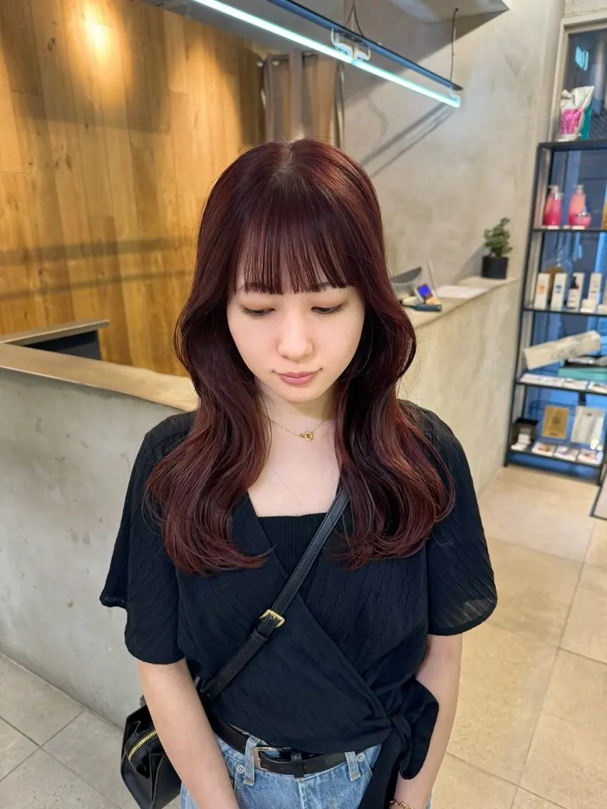 ロング カラー カット ヘアカラー Lomalia 🤍🫧/makoのヘアスタイル