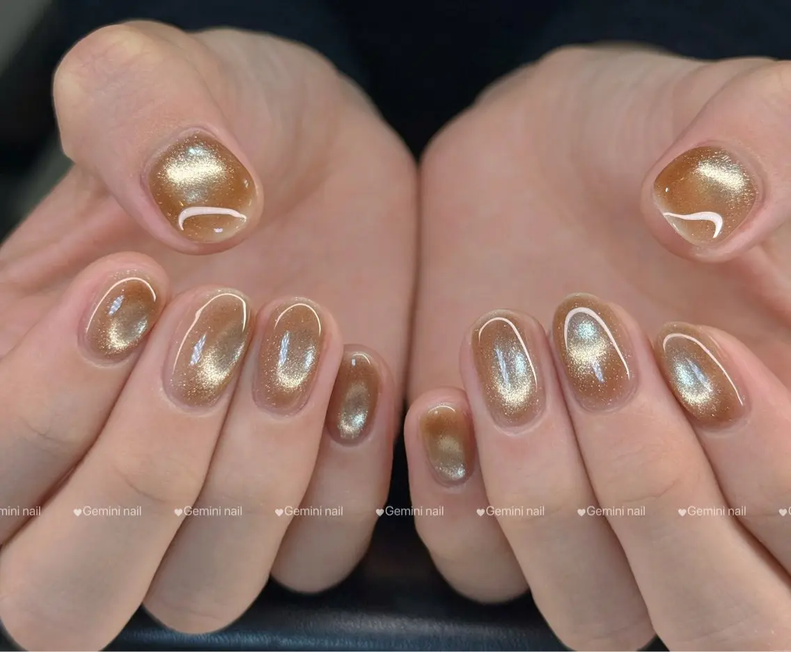 ネイル マグネットネイル Gemini nail.Yukiのネイルデザイン