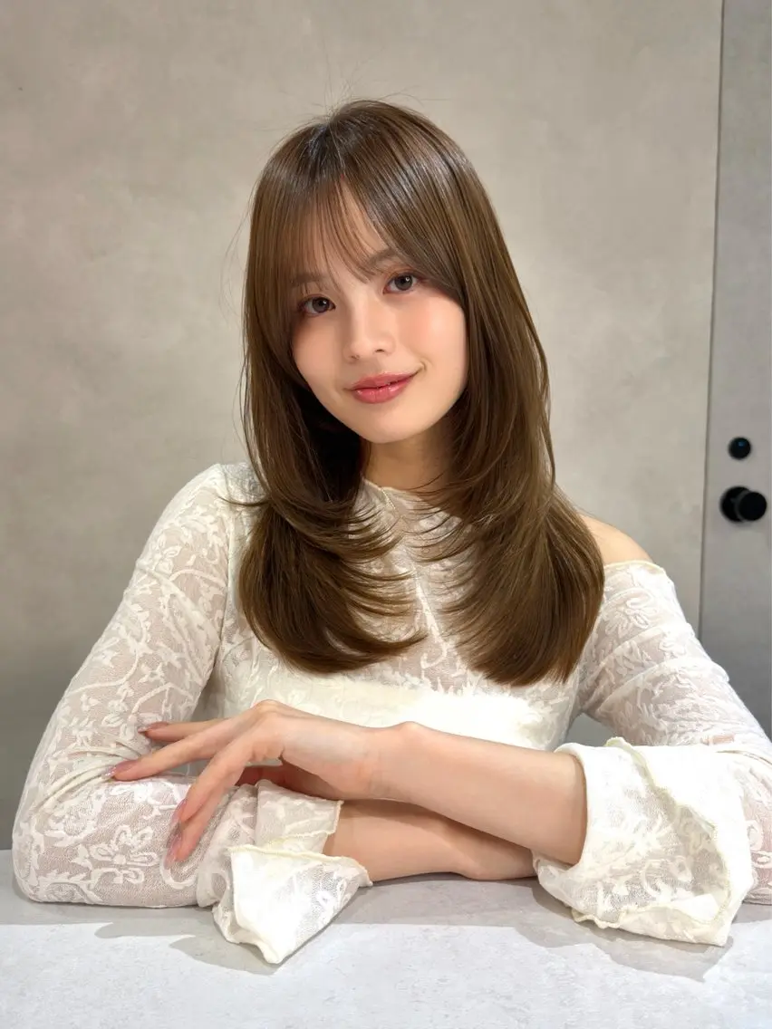 ロング ✨NOVAレイヤー・ ブリーチなしダブル✨のヘアスタイル