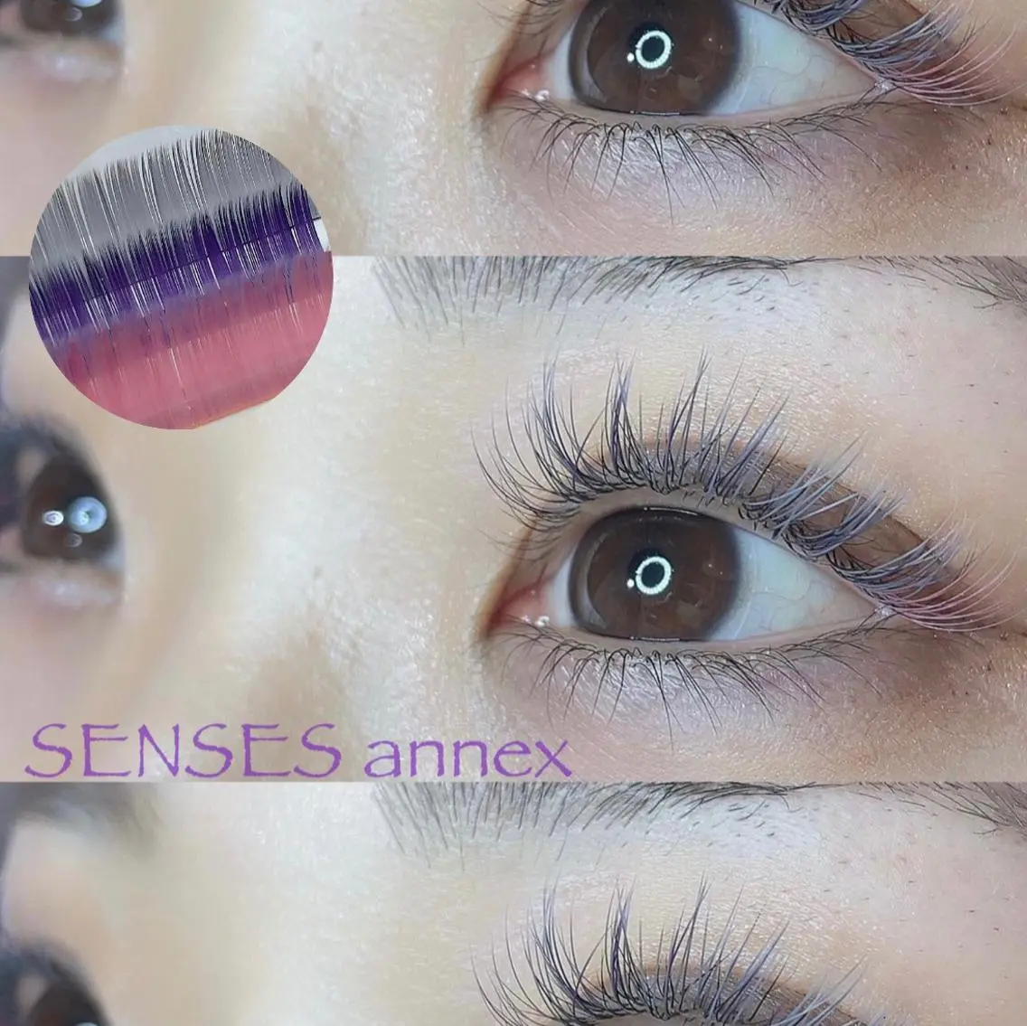 マツエク・マツパ マツエク SENSES_ WAKAのマツエク・マツパデザイン