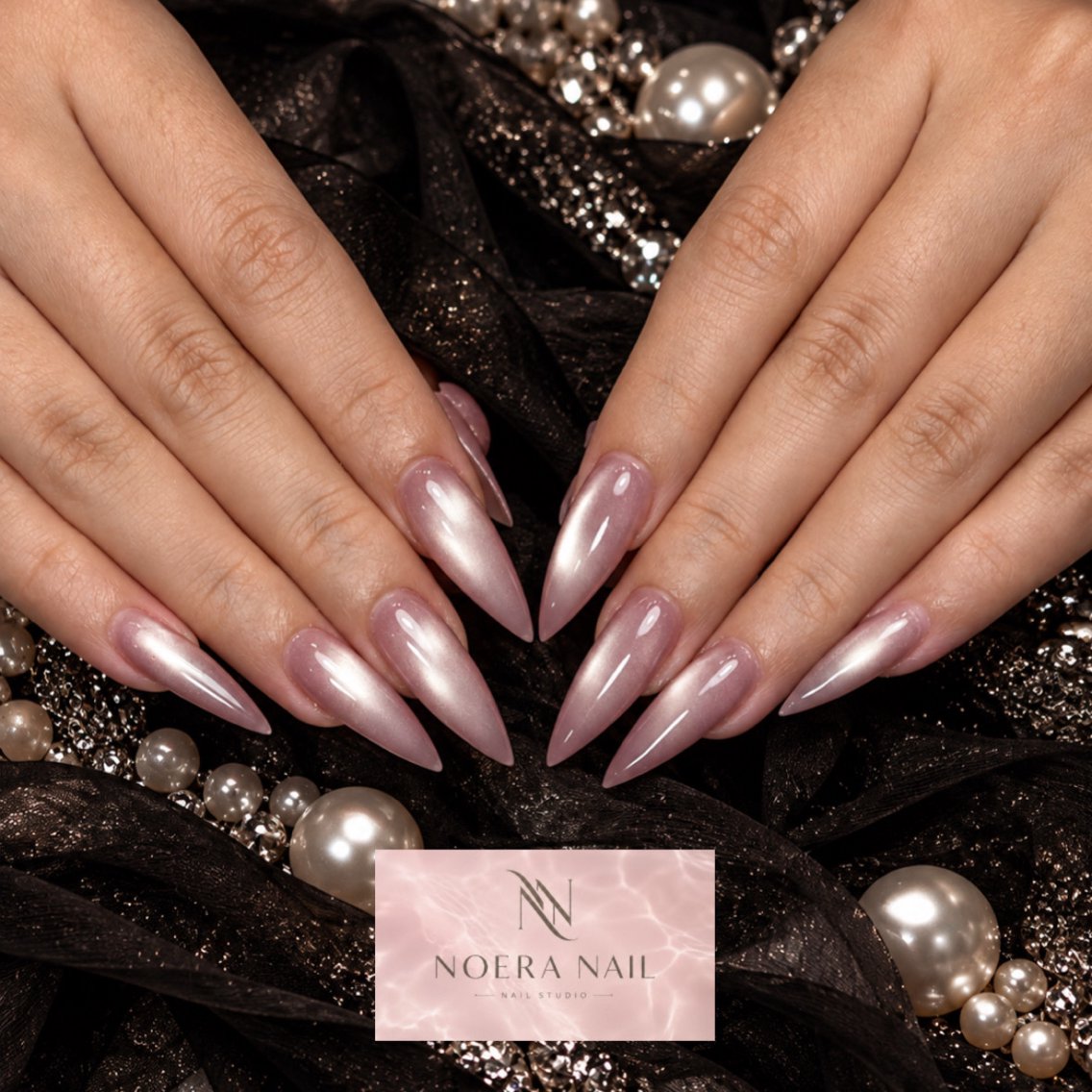 ネイル 長さ出し キラキラネイル 韓国ネイル ロングネイル 持ち込み ハンドネイル ハンドケア NOERA NAIL チップ長さ出し大塚店のネイルデザイン
