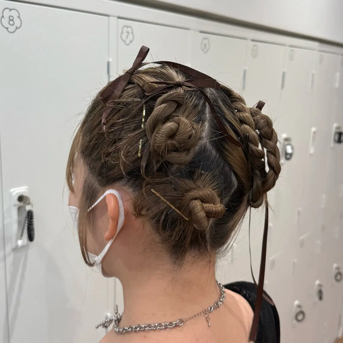 ミディアム ヘアアレンジ キヨミ 韓国レイヤーカットのヘアスタイル