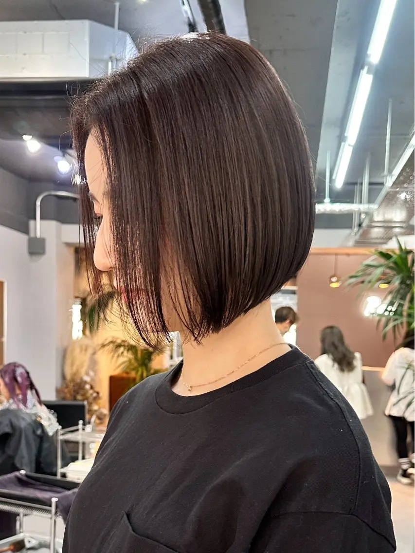 ショート カット ヘアカラー トリートメント 中山 天地のヘアスタイル