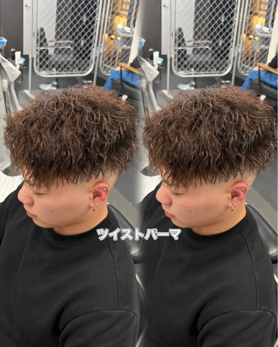 ショート パーマ ⚡️RIPLAY⚡️ 村山壘希のヘアスタイル