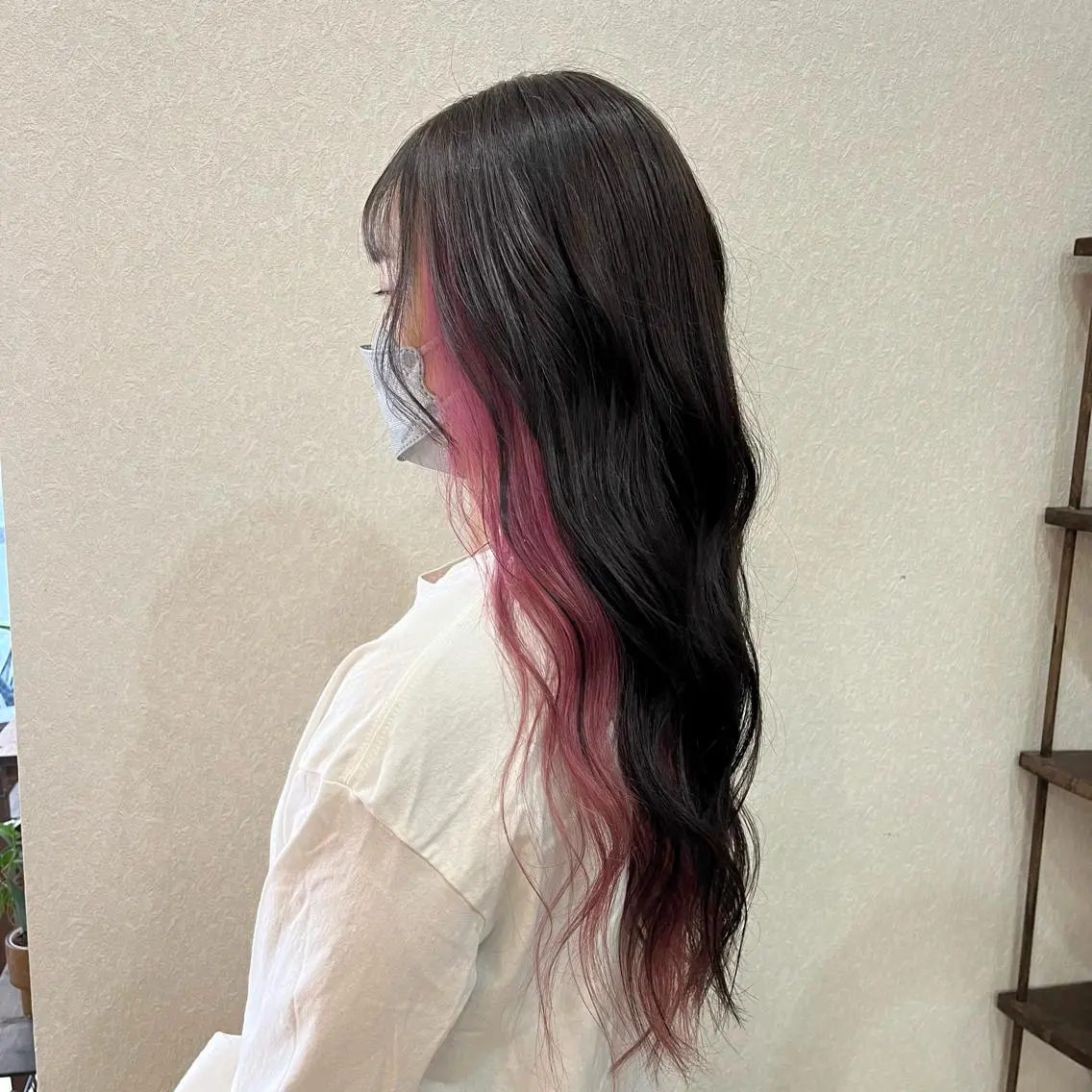 ロング カラー 教野 真央のヘアスタイル