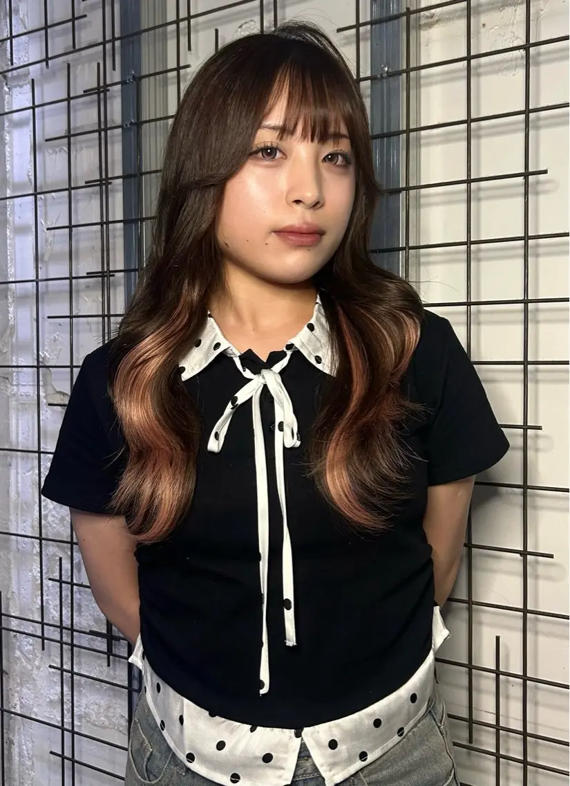 ロング エクステ エクステ MAAI/ぱつっと ボブ/シールエクステのヘアスタイル