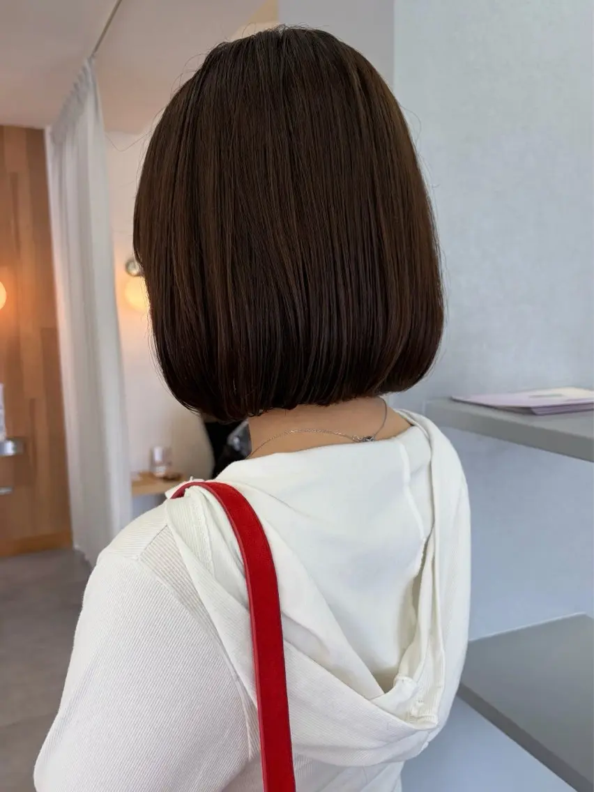 ミディアム カット トリートメント 田村 雪華のヘアスタイル