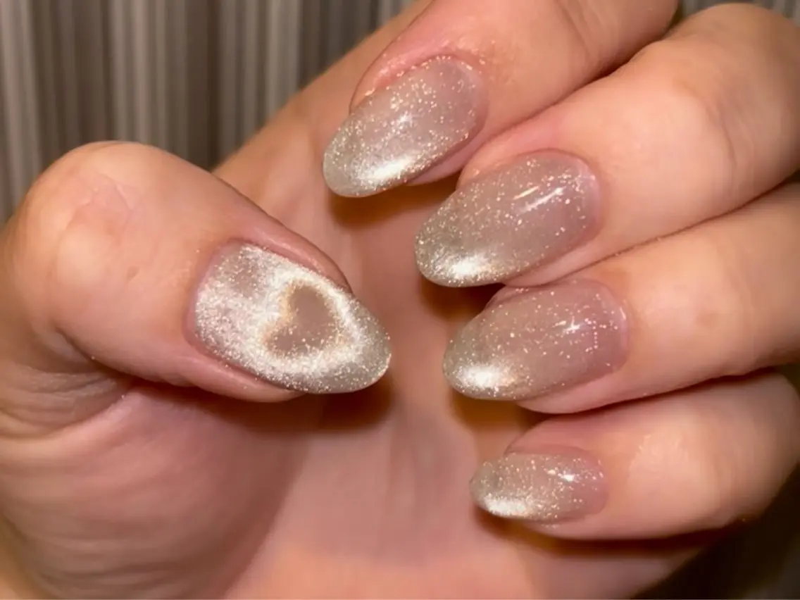 ネイル ハート ハンドネイル nail care salon -&-のネイルデザイン