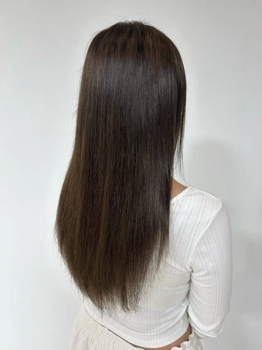 ロング カラー ブラウンカラー 山本 純大のヘアスタイル