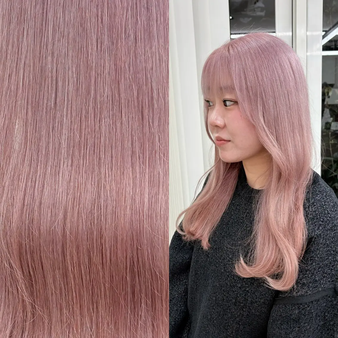 カラー ブリーチ ハイトーンカラー ピンクカラー シルバー ハイトーン職人💗 松本輝美のヘアスタイル