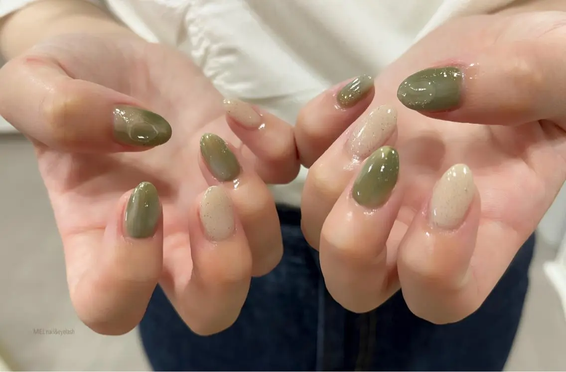 ネイル ニュアンスネイル ハンドネイル nail salon monailのネイルデザイン