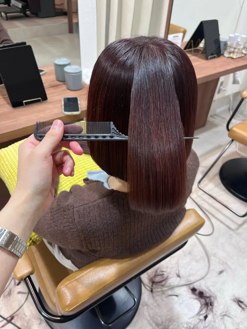 カラー NEIRO/透明感 カラー/グレージュのヘアスタイル