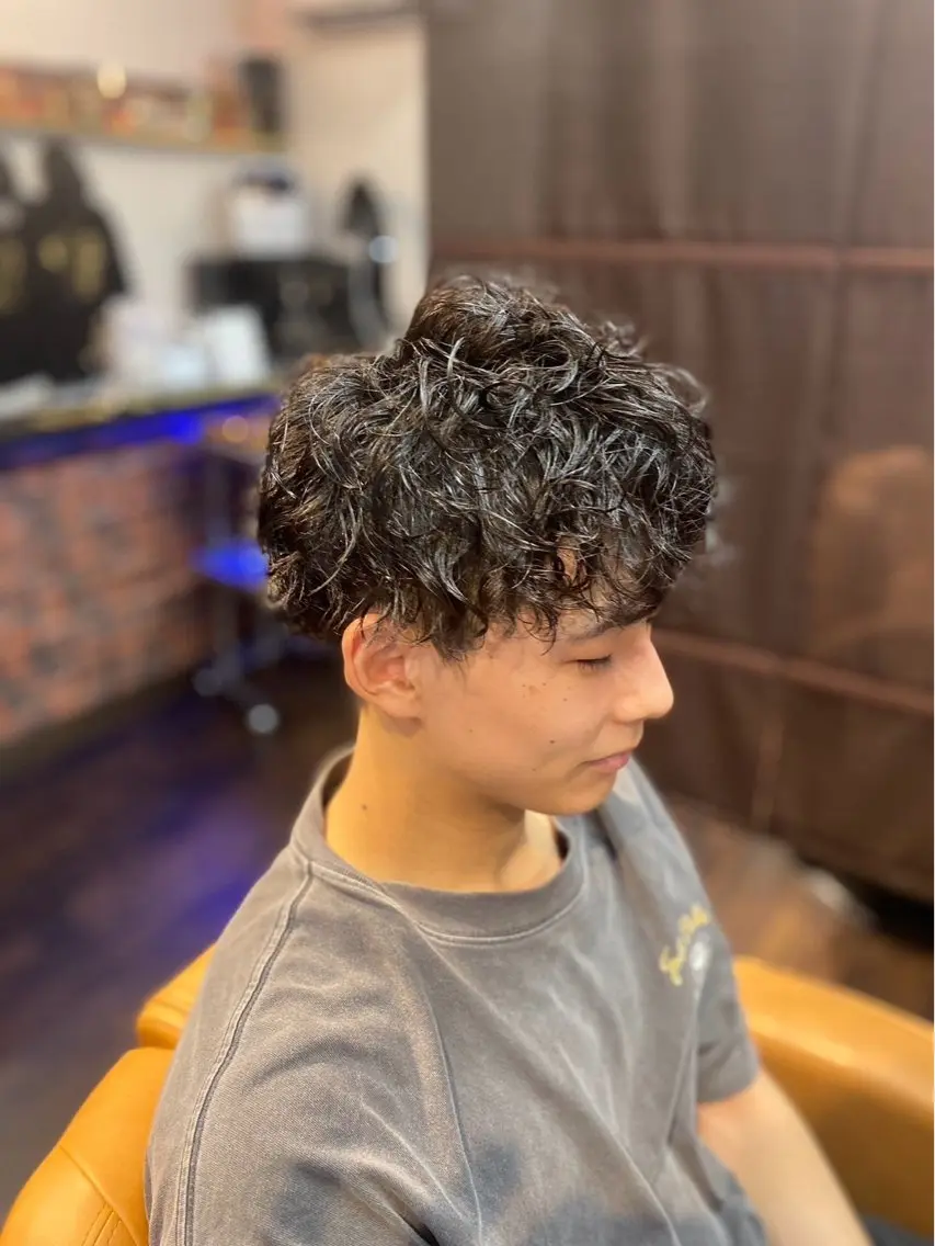 パーマ メンズ 【メンズパーマ】 山下勝勲のヘアスタイル