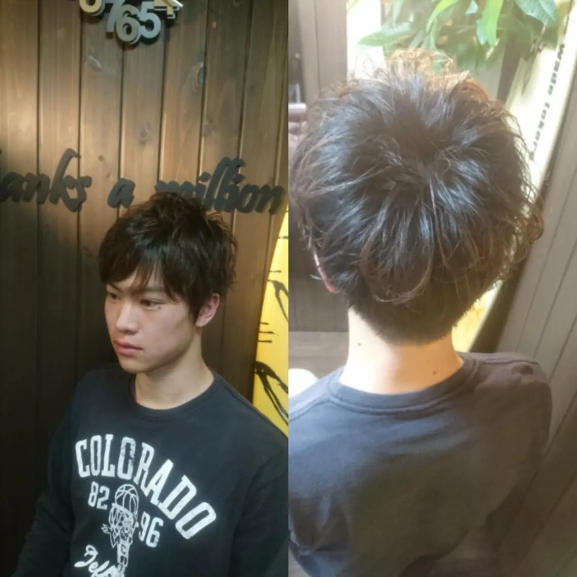 ショート メンズ ショートヘア 岡林 選のヘアスタイル