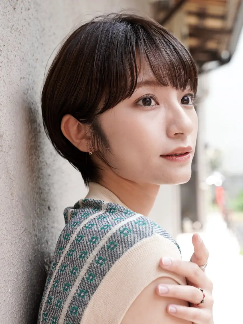 ショート カラー ショートボブ ボブ ショートヘア 佐藤 彩奈のヘアスタイル