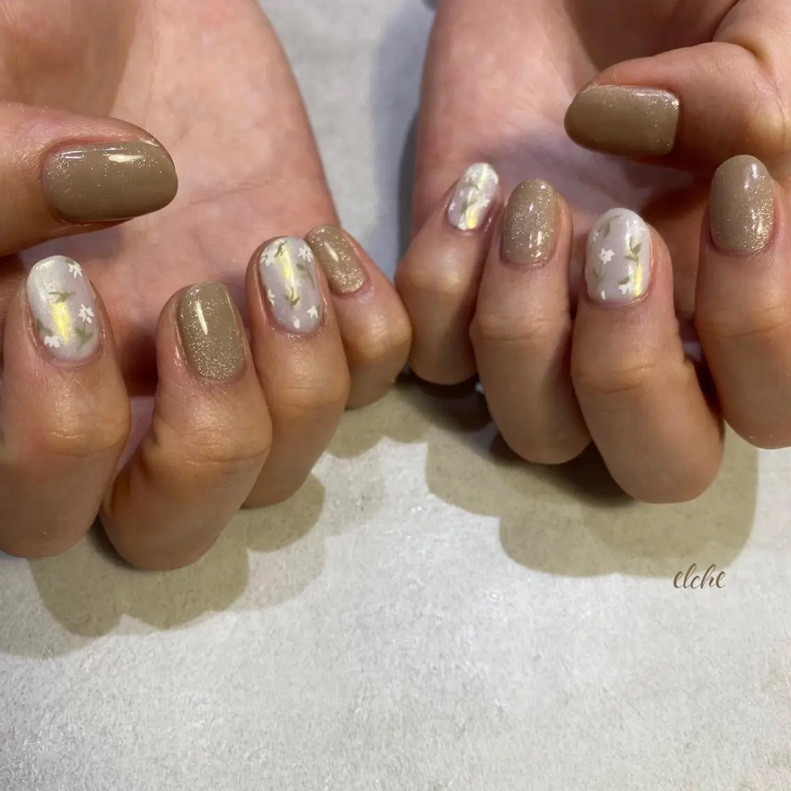 ネイル マグネットネイル salon de fika【中崎町】のネイルデザイン