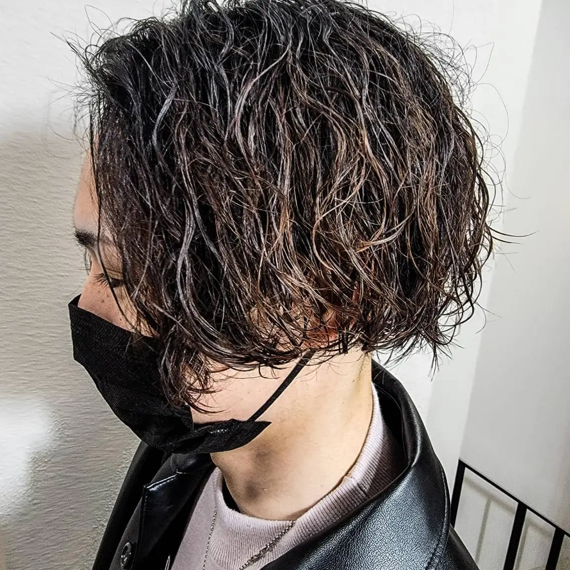 メンズ センターパート メンズパーマ 🩷Eny terrace🩷のヘアスタイル