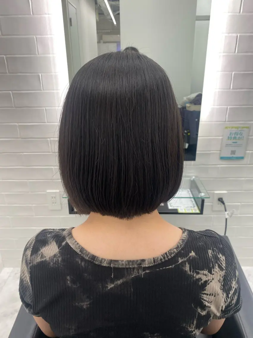 ショート ボブ カット トリートメント 髪質改善サロン🫧 セキチサトのヘアスタイル