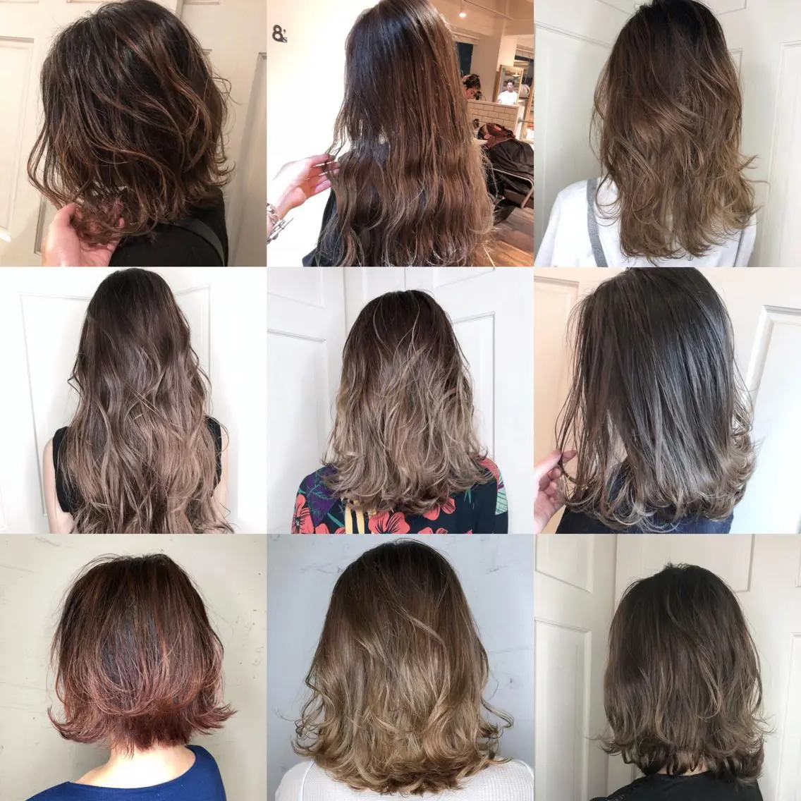 セミロング カラー バレイヤージュ グラデーションカラー レイヤーカット 【代表】高山 一真のヘアスタイル
