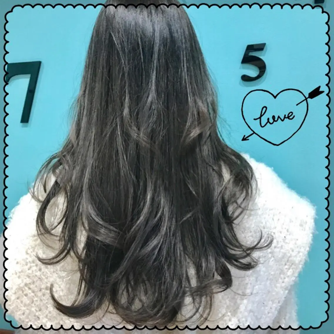 セミロング カラー ブリーチ グレージュ ブリーチなしカラー 新宿駅近♡個室 ♡関口三都季🌜のヘアスタイル