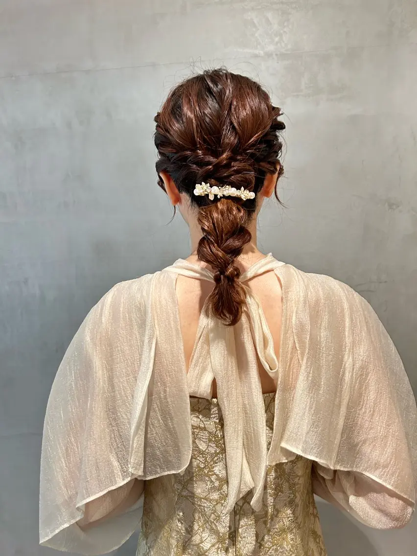 セミロング ヘアアレンジ タナカ カナ🫧のヘアスタイル