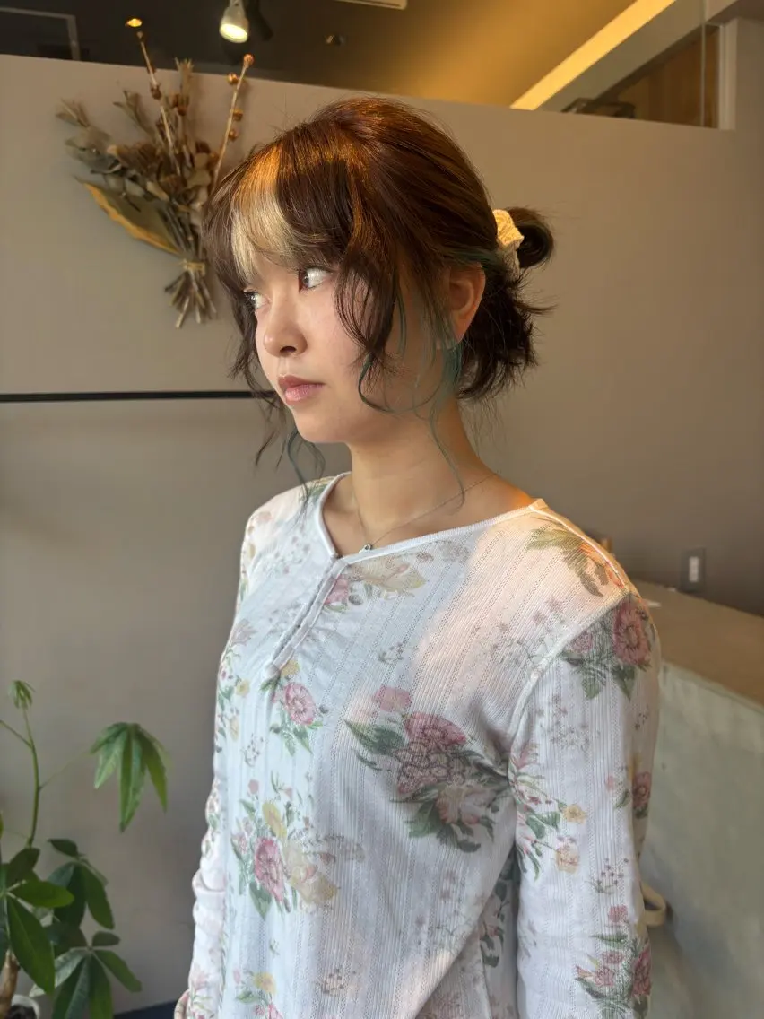セミロング カラー ヘアカラー miyu /nenのヘアスタイル