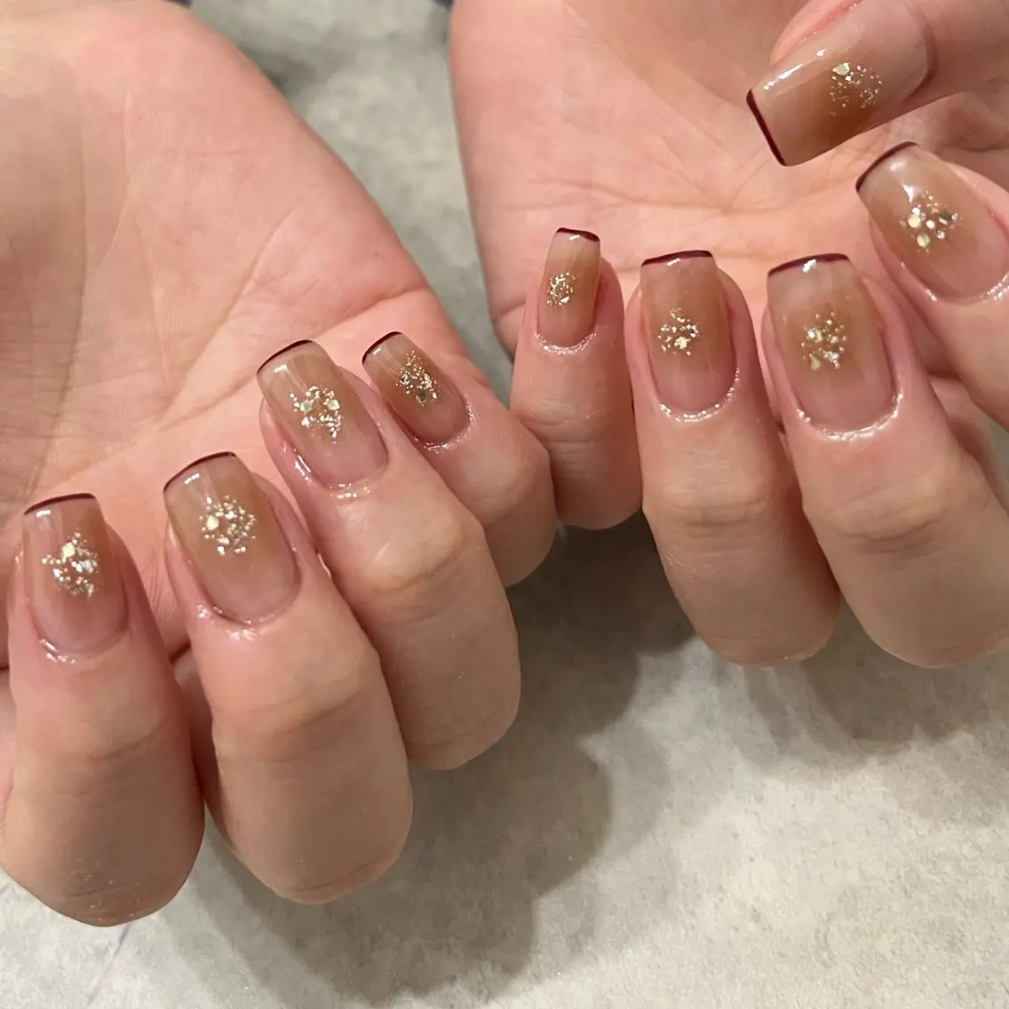 ネイル グリーン 持ち込み vegh. nail／阿波座のネイルデザイン