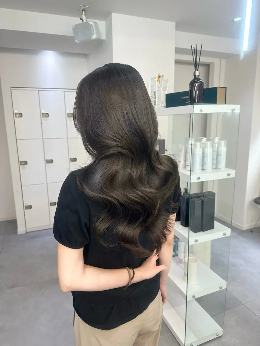 ロング 韓国風ヘア カット ヘアカラー 盛れるヘア♡ 韓国Styleのヘアスタイル