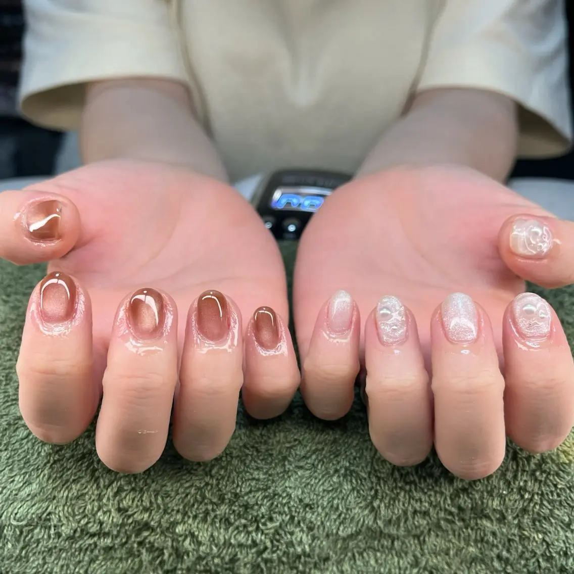 ネイル マグネットネイル ハンドネイル フットネイル MHR nailのネイルデザイン