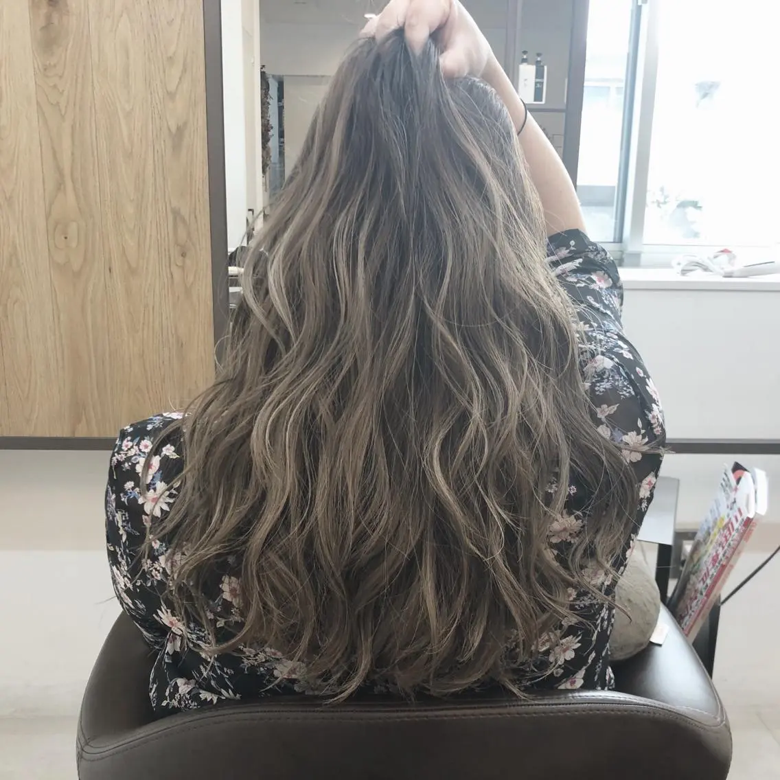 ミディアム ハイライト YOFAhair芦屋 峰★カラーリストのヘアスタイル