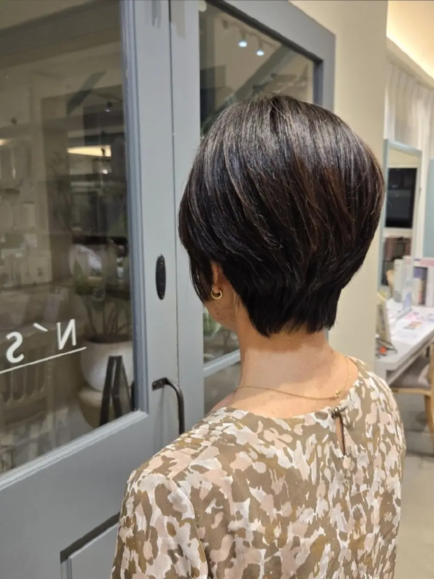 ショート ショートヘア カット ヘッドスパ 小峯 瑞貴のヘアスタイル