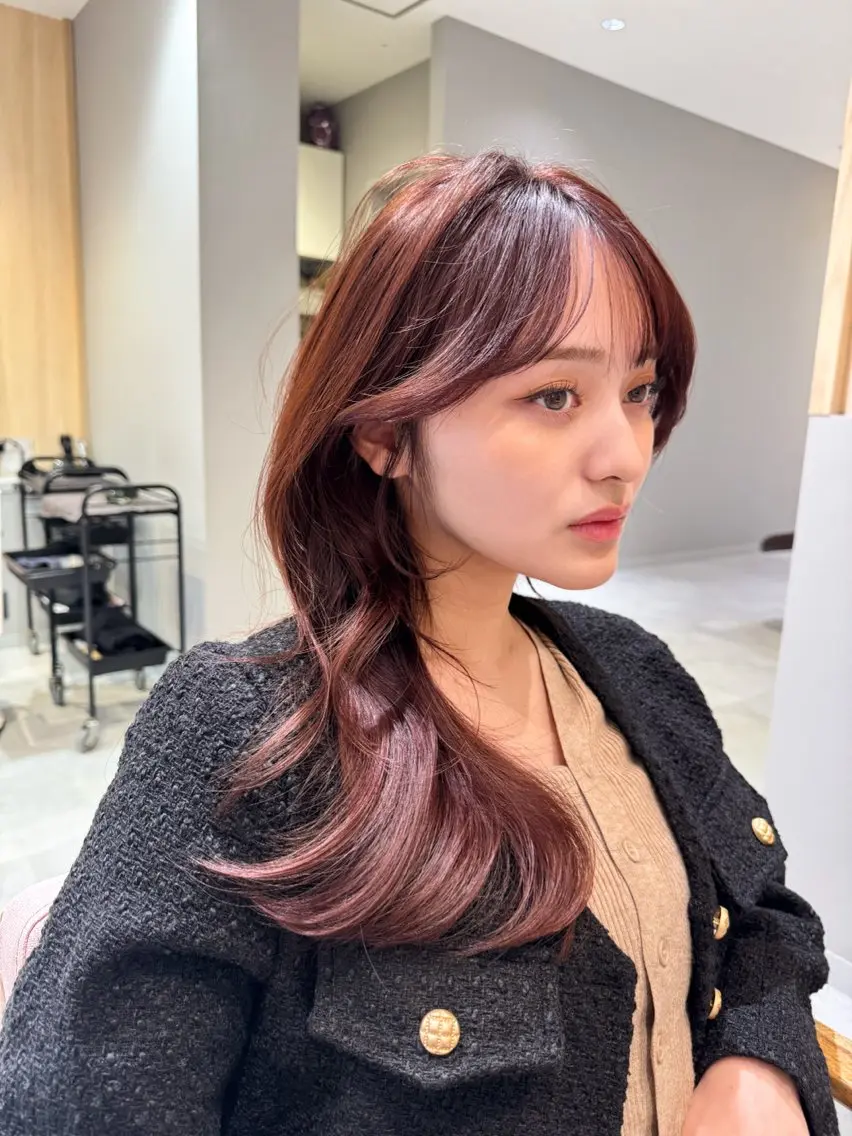 ロング カラー カット ヘアカラー トリートメント ヘアセット ✂️似合わせの魔術師 石田一樹✂️のヘアスタイル