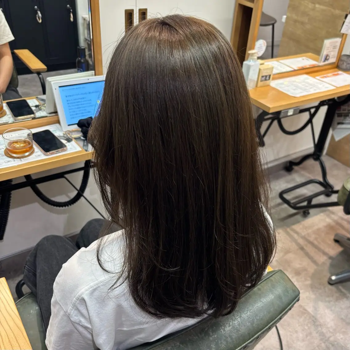 カラー 透明感カラー オリーブカラー ヘアカラー トリートメント 銀座：似合わせカラー オリーブ🫒アレンジのヘアスタイル