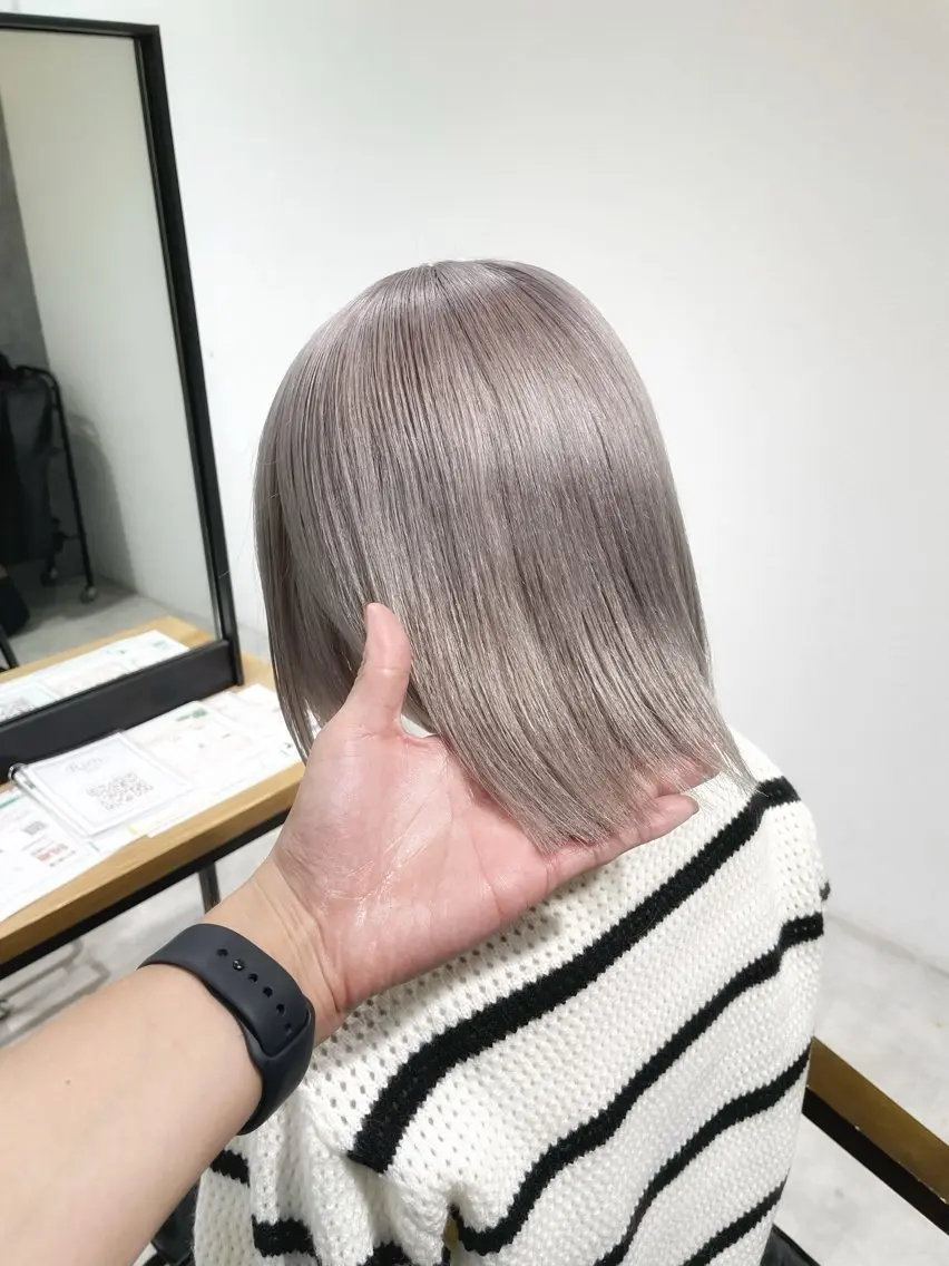 ショート カラー 田中大星 /ボブ 縮毛矯正のヘアスタイル