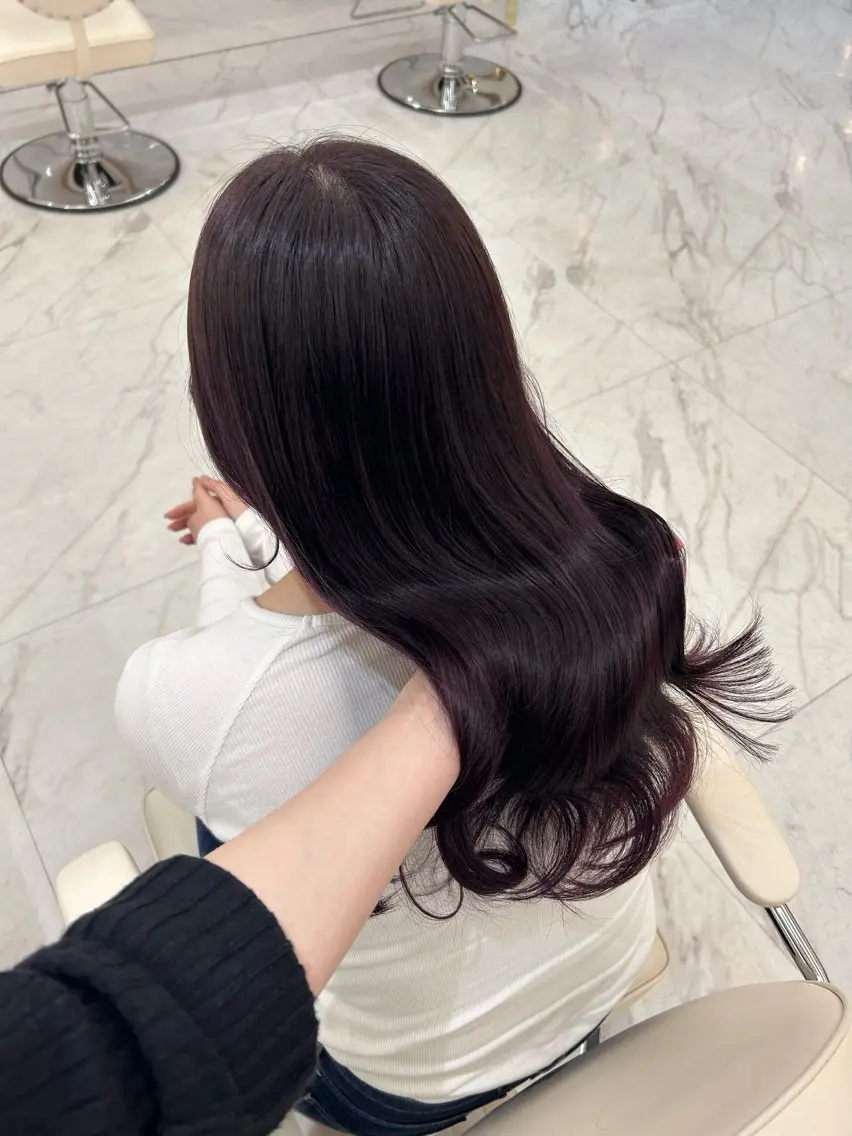 髪質改善カラー🎀🎶【ツヤ髪🫧】の写真