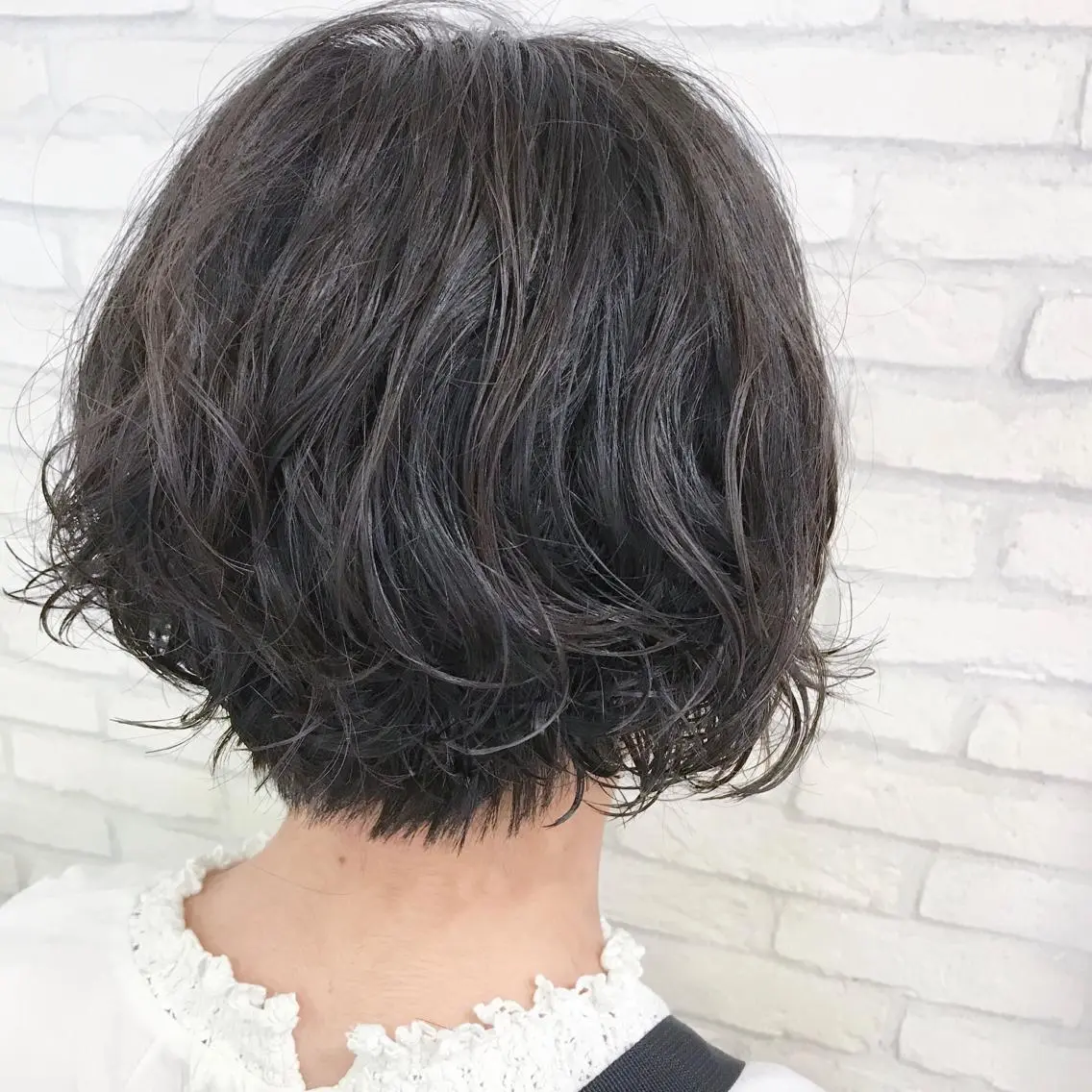 ショート パーマ 横浜🍒ルーツカラー エクステ／RIEのヘアスタイル